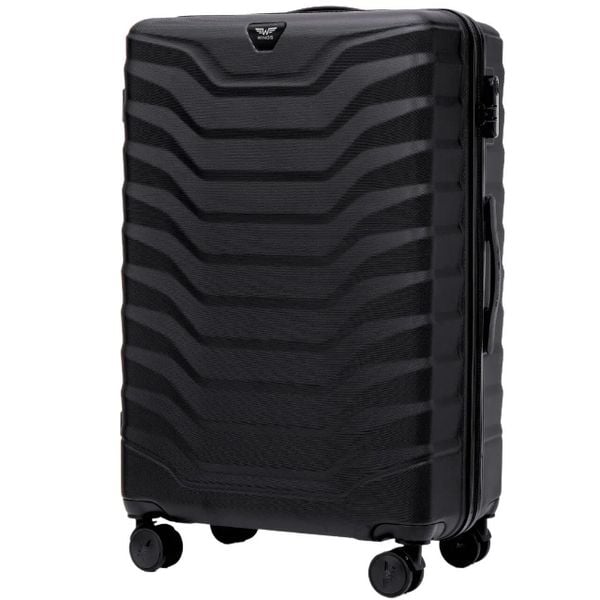 Walizka duża Wings PEAFOWL 2.0 28" BLACK. Czarne walizki Wings, bez wzorów, duże. Za 259.90 zł.