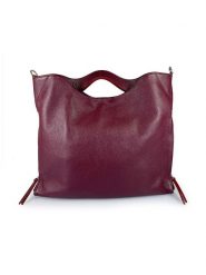 Florence Bags Skórzana torebka "Ge" w kolorze bordowym - 39 x 31 x 5 cm rozmiar: onesize. Różowe torby na ramię Florence Bags, bez wzorów, z materiału, na ramię, bez dodatków. Za 382.99 zł.