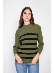 C& Jo Sweter w kolorze zielono-czarnym rozmiar: 34. Czarne swetry C& Jo, bez wzorów, ze splotem, bez ramiączek. Za 121.99 zł.