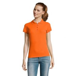 Damska Koszulka Polo Passion. Brązowe koszulki polo SOL'S, s, bez wzorów, bez kołnierzyka, bez ramiączek. Za 68.99 zł.