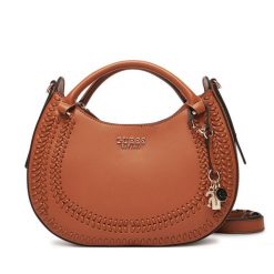 Torebka Guess. Brązowe torebki klasyczne Guess, z aplikacjami, bez dodatków. Za 679.99 zł.