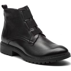 Botki SERGIO BARDI - Fobello FW127363318RB 101. Czarne botki Sergio Bardi, bez wzorów, ze skóry, bez obcasa, bez zapięcia. W wyprzedaży za 209.00 zł.