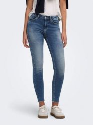ONLY Dżinsy - Slim fit - w kolorze niebieskim rozmiar: M/L32. Niebieskie jeansy Only, l, bez wzorów. Za 139.95 zł.
