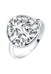 Elli Damskie drzewo życia symbol kwiatowy w srebrze próby 925 Sterling Silver Pierścionki 1 ct. Szare pierścionki Elli, srebrne. Za 203.99 zł.