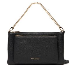 Torebka MICHAEL Michael Kors. Czarne listonoszki MICHAEL Michael Kors, bez wzorów, bez dodatków. Za 789.99 zł.