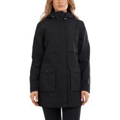 Płaszcz przeciwdeszczowy damski Fundango Zhuri Waterproof. Czarne płaszcze FUNDANGO, m, bez wzorów, z poliesteru, bez kaptura. Za 419.90 zł.