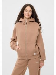 Bench Bluza "Gandia" w kolorze jasnobrązowym rozmiar: 40. Brązowe bluzy Bench, bez wzorów, z bawełny, bez kaptura. Za 180.49 zł.