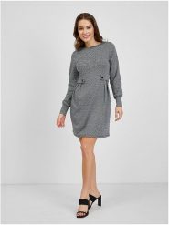 Orsay Sukienka dzianinowa w kolorze czarnym rozmiar: S. Czarne sukienki Orsay, na co dzień, s, bez wzorów, z dzianiny, bez kołnierzyka, bez ramiączek, mini, proste. Za 78.95 zł.