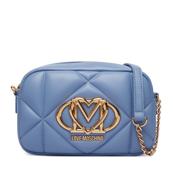 Torebka LOVE MOSCHINO. Niebieskie listonoszki Love Moschino, bez wzorów, bez dodatków. Za 879.99 zł.