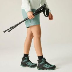 Buty damskie trekkingowe wysokie z membraną Regen Vibram. Zielone trekkingi Regatta, z gumy. Za 479.99 zł.