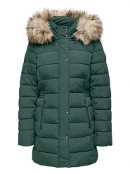 ONLY Płaszcz pikowany w kolorze zielonym rozmiar: S. Zielone płaszcze Only, s, bez wzorów, bez kaptura. Za 208.95 zł.