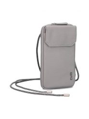 Zwei Torebka w kolorze szarym na telefon - 10 x 19 x 3 cm rozmiar: onesize. Szare torby na ramię Zwei, bez wzorów, z materiału, przez ramię, bez dodatków. Za 180.45 zł.