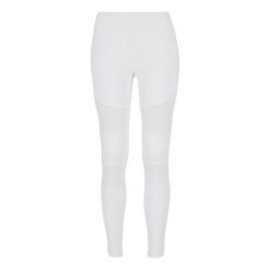 Legginsy Damskie Tkanina Techniczna Siatkowe. Białe legginsy Urban Classics, l, bez wzorów, z tkaniny. Za 80.99 zł.
