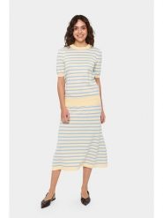 SAINT TROPEZ Koszulka dzianinowa w kolorze żółtym rozmiar: M. Żółte bluzki Saint Tropez, m, bez wzorów, z dzianiny, bez kołnierzyka, bez ramiączek. Za 69.99 zł.