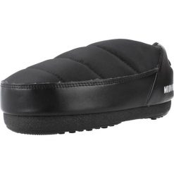 Sandały MOON BOOT MB SANDAL BAND NYLON Czarny. Czarne sandały Moon Boot, bez wzorów, z nylonu, bez obcasa, bez zapięcia. W wyprzedaży za 493.90 zł.