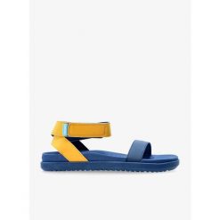 Sandały turystyczne damskie Native Juliet Sugarlite. Niebieskie sandały NATIVE SHOES, bez wzorów, sportowe, bez obcasa, bez zapięcia. Za 129.99 zł.