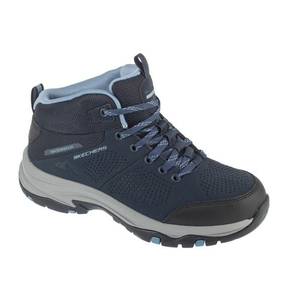 Buty trekkingowe damskie, Trego - Trail Destination. Niebieskie trekkingi Skechers. Za 379.99 zł.
