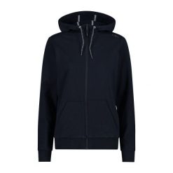 Bluza damska z kapturem CMP. Niebieskie bluzy CMP, xs, bez wzorów, z bawełny, z kapturem. Za 282.90 zł.
