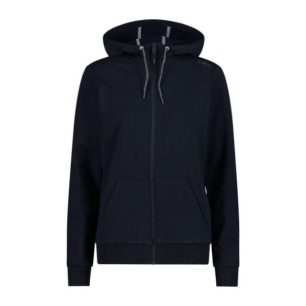 Bluza damska z kapturem CMP. Niebieskie bluzy CMP, xs, bez wzorów, z bawełny, z kapturem. Za 281.95 zł.