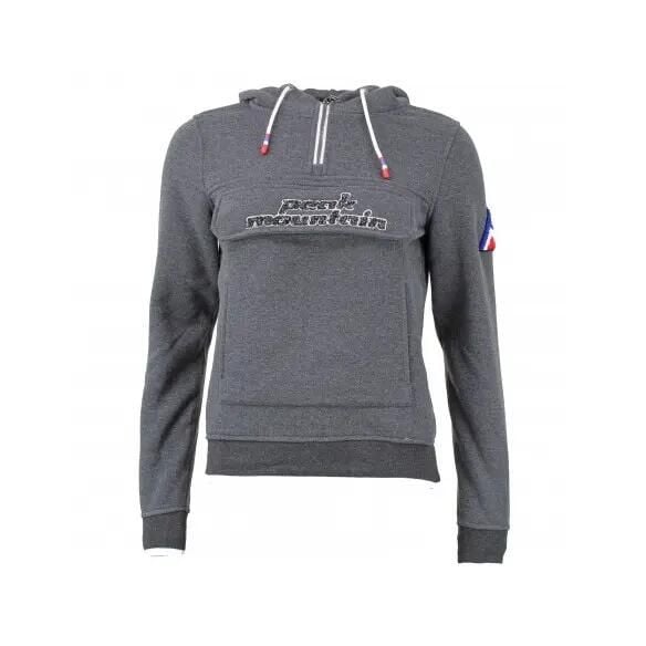 Damska bluza polarowa z kapturem Peak Mountain Aflow. Szare bluzy Peak Mountain, m, bez wzorów, z polaru, z kapturem. Za 189.50 zł.