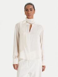 MAX&Co. Bluzka Pascia 2616111051200 Écru Regular Fit. Bluzki MAX&Co., bez wzorów, z jedwabiu, bez kołnierzyka, bez ramiączek. Za 1,319.00 zł.