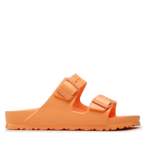 BIRKENSTOCK ARIZONA EVA Klapki damskie. Brązowe klapki Birkenstock, bez wzorów, bez obcasa. Za 179.99 zł.