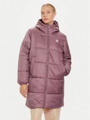 Adidas Płaszcz zimowy adicolor IW5857 Fioletowy Regular Fit. Fioletowe płaszcze Adidas, na zimę, m, bez wzorów, z syntetyku, bez kaptura. Za 599.99 zł.