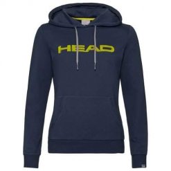 Bluza z kapturem damska CLUB ROSIE. Niebieskie bluzy Head, m, bez wzorów, z bawełny, z kapturem. Za 206.00 zł.