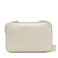 Torebka Calvin Klein. Brązowe listonoszki Calvin Klein, bez wzorów, bez dodatków. Za 249.99 zł.
