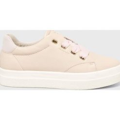 Gant - Buty Aurora. Brązowe obuwie sportowe GANT, z materiału, bez zapięcia. W wyprzedaży za 339.90 zł.