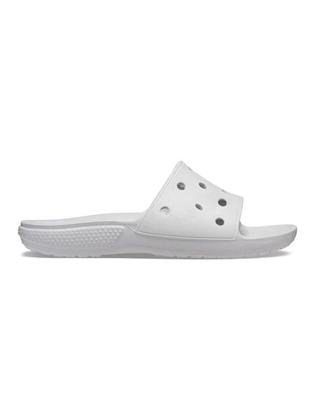 Crocs Klapki "Classic" w kolorze szarym rozmiar: 36/37. Szare klapki Crocs, bez wzorów, z otwartym noskiem, bez obcasa. Za 52.05 zł.