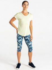 Dare 2b Koszulka sportowa "Vigilant Tee" w kolorze żółtym rozmiar: 42. Żółte koszulki sportowe Dare 2b, bez wzorów, z materiału, bez ramiączek, outdoorowe. Za 52.67 zł.