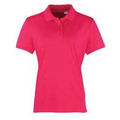 Damska Koszulka Polo Coolchecker. Czerwone koszulki polo PREMIER, l, bez wzorów, bez kołnierzyka, bez ramiączek. Za 80.99 zł.