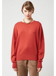 Rodier Sweter w kolorze czerwonym rozmiar: L. Czerwone swetry Rodier, l, bez wzorów, z wełny, bez ramiączek. Za 318.91 zł.