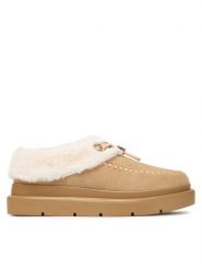 Guess Śniegowce FLFKEY LEA19 Beżowy. Brązowe trapery i śniegowce Guess, ze skóry. Za 584.99 zł.