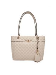 Guess Torebka Idra HWGG81 57250 Beżowy. Brązowe torebki klasyczne Guess, z aplikacjami, ze skóry, bez dodatków. Za 579.99 zł.