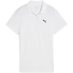 Koszulka Puma Ess Polo, Kobiety. Białe koszulki polo Puma, bez wzorów, z bawełny, bez ramiączek. Za 190.00 zł.