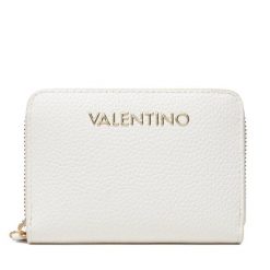 Portfel damski Valentino. Białe portfele Valentino, bez wzorów. Za 189.99 zł.