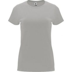 Damska Koszulka Z Krótkim Rękawem Capri. Niebieskie bluzki ROLY, xl, bez wzorów, sportowe, bez kołnierzyka, bez ramiączek. Za 31.99 zł.
