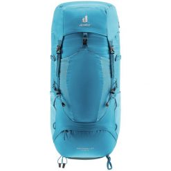 Plecak trekkingowy damski Deuter Aircontact Lite 45 + 10 SL - lagoon/ivy. Niebieskie plecaki Deuter, bez wzorów. Za 781.99 zł.