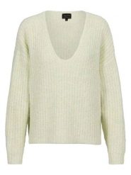 Herrlicher Sweter "Lini" w kolorze zielonym rozmiar: L. Zielone swetry Herrlicher, l, bez wzorów, ze splotem, bez ramiączek. Za 165.99 zł.