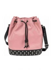 Stylowa torebka worek – Dusty Rose 25L Meatfly. Czerwone torby na ramię Meatfly, bez wzorów, z materiału, eleganckie, na ramię, bez dodatków. Za 203.99 zł.