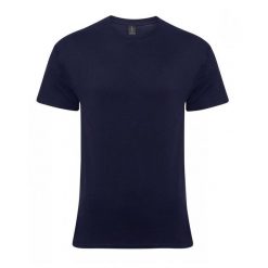 Bawełniana Lekka Koszulka Unisex Dla Dorosłych. Niebieskie bluzki GILDAN, xl, bez wzorów, z bawełny, sportowe, bez kołnierzyka, bez ramiączek. Za 33.99 zł.