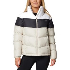 Kurtka sportowa damska Puffect II Colorblock Jacket. Brązowe kurtki sportowe Columbia, l, bez wzorów, z poliesteru, bez kaptura, trekkingowe. Za 449.99 zł.