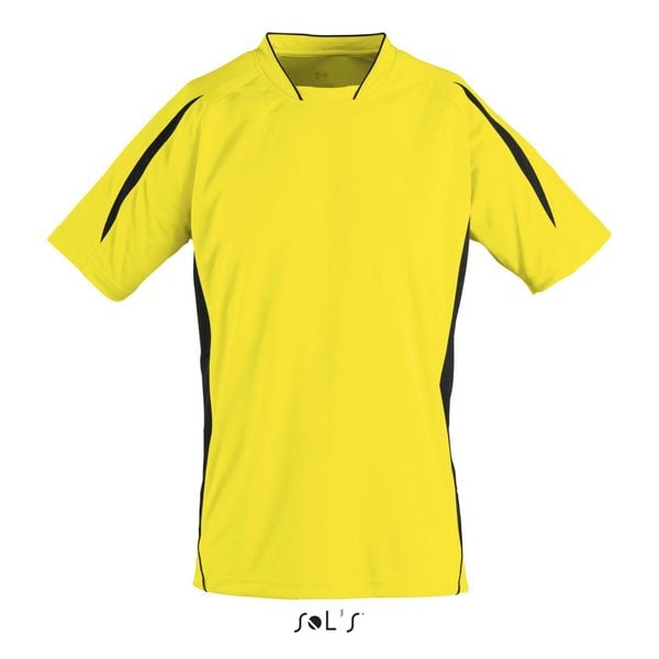 Koszulka Sol's Maracana 2 Ssl. Czarne bluzki SOL'S, s, bez wzorów, sportowe, bez kołnierzyka, bez ramiączek. Za 146.50 zł.