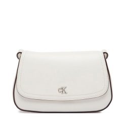 Torebka Calvin Klein. Białe listonoszki Calvin Klein, bez wzorów, bez dodatków. Za 409.99 zł.