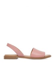 Lasocki Sandały CEO-EST-AFIONA-17 Różowy. Czerwone sandały Lasocki, bez wzorów, ze skóry, bez obcasa, na płaskiej podeszwie, bez zapięcia. Za 139.99 zł.