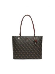 Guess Torebka Noelle (QL) HWQL78 79250 Brązowy. Brązowe shopper Guess, z aplikacjami, ze skóry, bez dodatków. Za 379.99 zł.