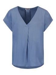 Sublevel Bluzka w kolorze niebieskim rozmiar: XL. Niebieskie bluzki Sublevel, s, bez wzorów, z wiskozy, klasyczne, bez kołnierzyka, bez ramiączek. Za 83.42 zł.