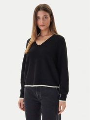 Vero Moda Sweter Aquarius 10331898 Czarny Regular Fit. Czarne swetry Vero Moda, s, bez wzorów, z syntetyku, bez ramiączek. Za 159.99 zł.